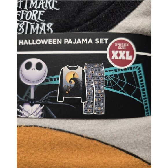 Disney Size XXL Tim Burton’s The Nightmare Before Christmas Adult Pajama Set New - Picture 3 of 7
